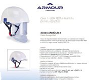 CASCO ARMOUR-1 C/PANTALLA INTEG.Y BARBUQUEJO